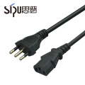 SIPU high quality ITALY power cord plug types computer power cable best price copper electric cable